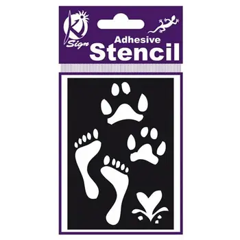 

Ks-bs-008 stencil on the adhesive basis of 'next ', 7x10 cm Ki sign