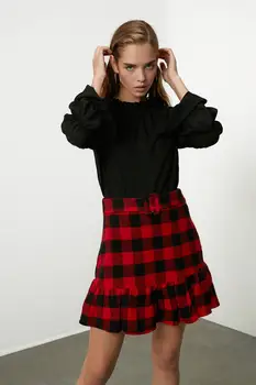 

Trendyol Plaid Skirt TWOAW21ET0092