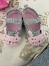 Zapatos de algodón con Orejas de conejo para bebé, zapatillas antideslizantes de suela blanda para niña, zapatos de primavera y verano