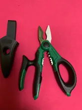 LAOA-Tijeras de electricista de 7 pulgadas, cortador de alambre, herramientas de prensado de Terminal de corte, 1,5-4mm cuadrados