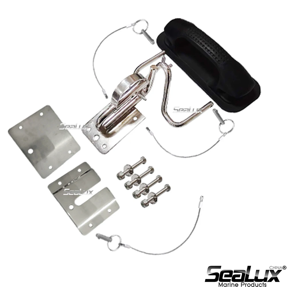 Snap Davits for inflatable boat /& swim platform w Quick release kit Extended 2/"