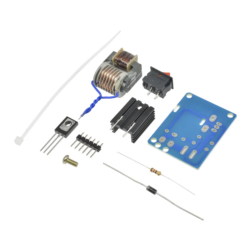 15KV High Voltage Inverter Generator Spark Arc Ignition Coil Module DIY kit DC 3.7V-4.2V for Negative Ion Generator PCB Board