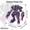 Microworld 3D Metal DIY Animal Puzzle Werewolf Model Kits Jigsaw Christmas Birthday Gifts For Teen Adult Desktop Decoration Toys 1