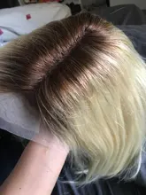 Peluca Bob de cabello rubio miel #4/613, peluca recta de encaje, cabello humano peruano con encaje frontal, pelucas de cabello humano con encaje transparente prearrancado