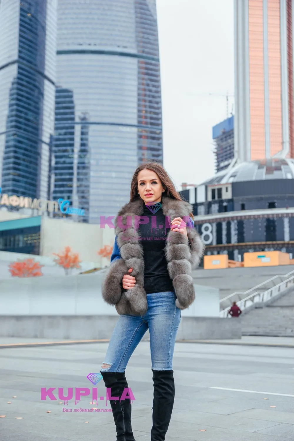 Джинсовка с мехом