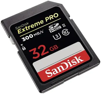 

Sandisk Ext Pro SDHC 32GB - 300 MB/s UHS-II