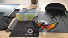 Polarized Cycling Glasses Bike-Goggles Professional Outdoor COMAXSUN Sports TR90 5-Lens