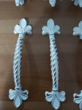 KAK-Manijas para cabinete de cocina, conjunto de mangos de zinc en aleación de marfil, ideal para puerta de alacena, cajón, perillas, muebles de moda europea, equipo de manijas