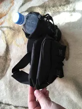 Táctico hombres paquete con cintura de Nylon botella de agua para caminar teléfono bolsa de deportes al aire libre del ejército militar caza escalada Camping bolsa