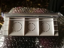 SRAN-Panel de cristal de pared de 16A, enchufe de alimentación multiforma con conexión a tierra, estándar europeo, doble tira, 146x86