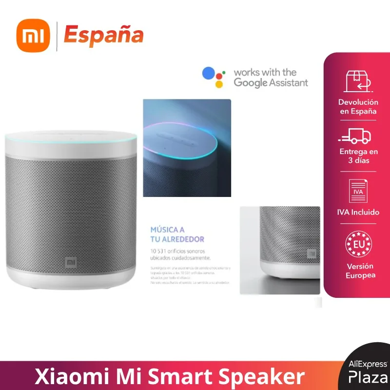 Умный динамик Xiaomi Mi-Мощный Bluetooth мощность 12 Вт 2 умных микрофона Wi-Fi подключение