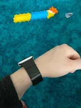 Correa de acero inoxidable para Apple Watch, banda de 44mm y 40mm para iWatch de 42mm/38mm, pulsera de Metal de mariposa para Apple watch serie 5 4 3 se 6