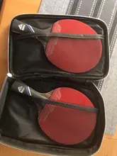 KOKUTAKU-raqueta de ping pong ITTF profesional, 4/5/6 estrellas, raqueta de tenis de mesa de carbono, conjunto de remo de murciélago, granos en Goma con bolsa
