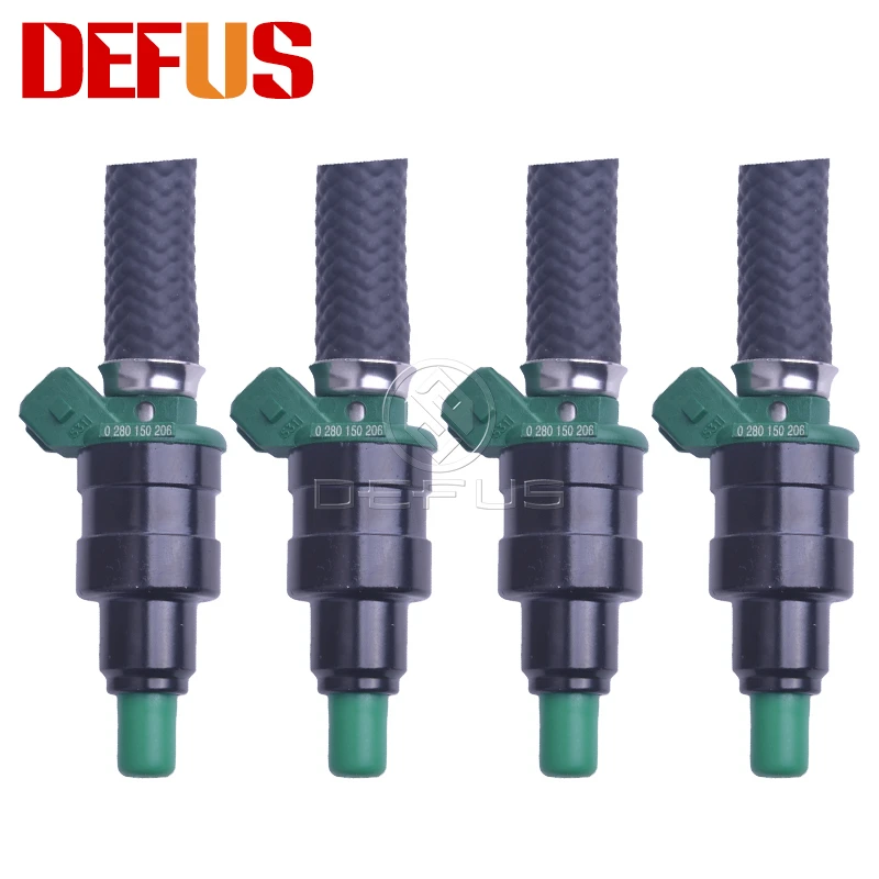 Defus 4x 0280150206 Fuel Injector For Volkswagen Vanagon Vw 8391 2.1l