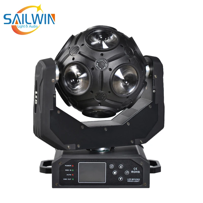 Sailwin 12*20 Вт Cosmopix RGBW 4в1 светодиодный светильник с движущейся головкой для футбола DJ светильник ing для мероприятий Клубные Вечерние