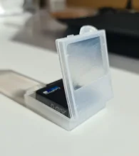 2 Pcs Plastic Protective Storage Battery for GoPro Hero 9 8 7 6 5 4 Session Session