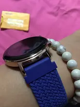 20mm/22mm trenzado Solo lazo correa para Samsung Galaxy ver 3/46mm/42mm/activo 2/equipo S3 pulsera reloj Huawei GT/2/2e/Pro banda