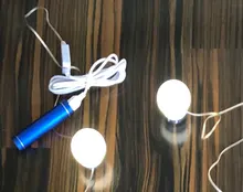 Bulbs Vanity-Lights Wall-Lamp Dressing Dimmable Usb-Hollywood Bathroom LED