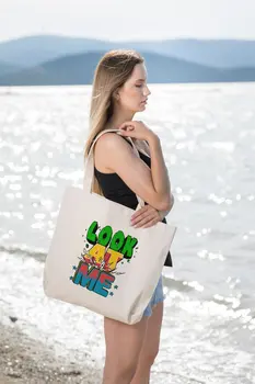 

Angemiel Bag Large Look At Me Shopping Beach Tote Bag