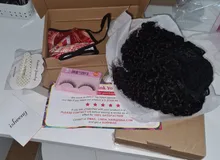 Isheeny-extensiones de cola de caballo Afro rizado, Clip-Ins 8 -18, cabello humano brasileño Remy negro Natural, coleta ajustable