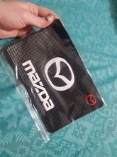 Alfombrilla antideslizante con logotipo de coche, soporte de teléfono antideslizante para Mazda 2, Mazda 3, MS, Mazda 6, CX-5, CX3, CX5, Artzma 6, estilismo de coche