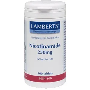 

NICOTINAMIDE 250 MG 100 COMP LAMBERTS
