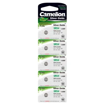 

Camelion button Cell, watch battery SR54/G10/LR1130/389/SR1130/189 Blister 5 PCs.