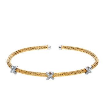 

Silver Bracelet with cubic zirconia sunlight sample 925 test