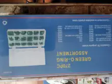 Anillos de goma de silicona de anillo O junta NBR VMQ FKM sellado O anillos arandela de nitrilo de oring conjunto Kit de surtido de conjunto de caja de anillo