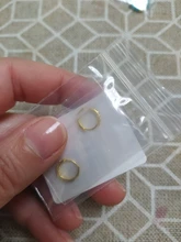 CANNER-pendientes de aro de Plata de Ley 925 auténtica para mujer, pendiente redondo círculo de circón, pendientes para Piercing, joyería de tendencia personalizada