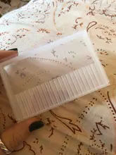 Caja de almacenamiento con ranuras de plástico para limas de uñas, accesorios de manicura con soporte transparente acrílico, 20 unidades