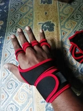 Guantes antideslizantes para gimnasio para hombre y mujer, 1 par, antigolpes, para entrenamiento de levantamiento de pesas, medio dedo, ciclismo de montaña