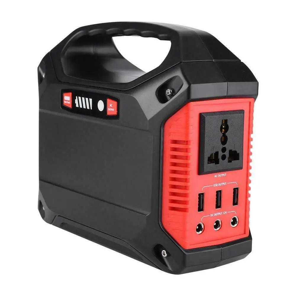 

Portable Generator Power Station 42000mAh 155Wh cpap Camping Battery Emergency Power Solar Generator with AC DC USB