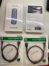 SSD Case Disk-Box Ssd-Adapter PCIE NGFF Nvme Enclosure Type-C Ugreen M2 Sata-M/b-Key