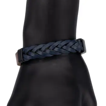 

Leather bracelet (genuine leather, lock-connector, multi-colored) 53626