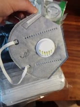 Mascarilla KN95 de 6 capas, máscara FFP3 KN95 con filtro de carbón activado, antipolvo