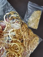 200 unids/lote pequeño Mini ojo Pins eyepin ganchos ojales tornillo roscado 8 colores cierres ganchos DIY joyería hacer accesorios