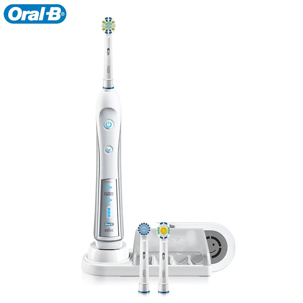 Электрическая зубная щетка Oral-B Triumph 5000 D34.545.5X + SMART GUIDE | Бытовая техника