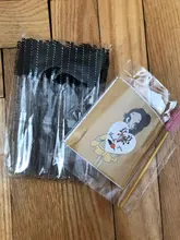 Varitas de rímel de cristal 3D, 50 Uds., microaplicadores de pestañas transparentes, venta al por mayor