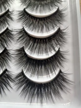 Pestañas 3D de visón, maquillaje, pestañas postizas largas naturales, extensión de pestañas llamativas, pestañas postizas hechas a mano, 10 pares