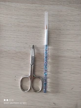 Pincel de Arte de uñas de cristal, herramienta de salón de manicura, esculpido de puntas, acrílico, UV, Gel Builder, pintura, punteado, 1 ud.