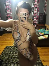 Bañador sexy de una pieza para mujer, monokini con estampado de leopardo, traje de baño de estilo vendaje, bikini acolchado de realce, de verano