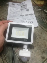 LED Floodlight Reflector Induction-Lighting Motion-Sensor Warm White Waterproof IP66
