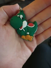 LLavero de PVC Mini con dibujos animados para niños, llavero colgante de juguete, llavero de moda, 1 Uds.