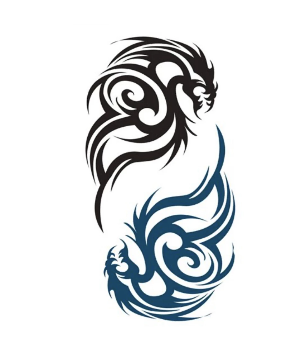 Тотем водонепроницаемый временная татуировка наклейка для взрослых детей