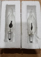 Candle-Light Bulb Ampoule Flame-Effect Edison E14 E27 Vintage Home AC220V 3W 