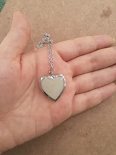 Collar que brilla en la oscuridad para mujer, foto, medallón, corazón fluorescente vintage, colgante, joyería, colgante, regalos