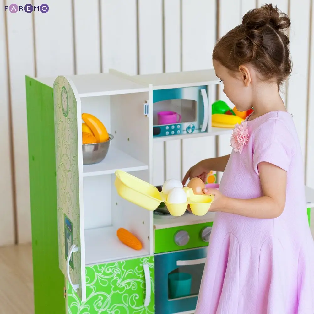 Игрушечная кухня "Джелато Вэрде", игрушечная кухня, игрушки для девочек, подарки детям, развивалка