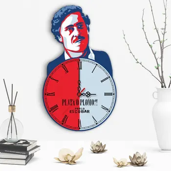 

Decorative Escobar Design Wooden Wall Clock-2