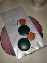 Pendientes de plata de ley 925 con forma de estrella para mujer, aretes largos de madera, estilo Retro, 18